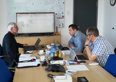 Arbeitsrunde Demonstration BPMN